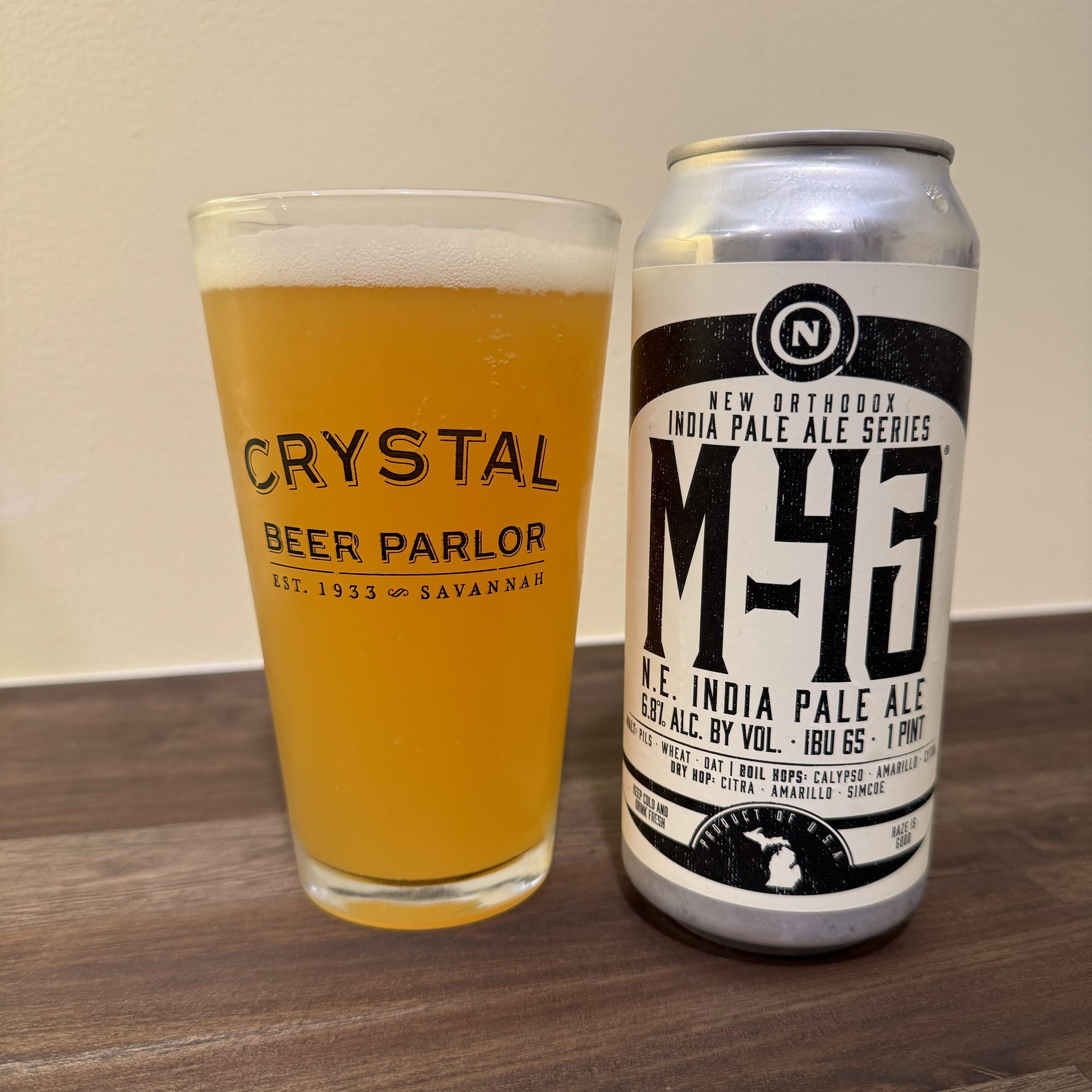 Old Nation Brewing CO. M-43 New England IPA : r/beerporn